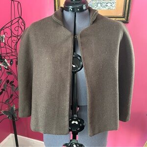 Elegant Women's Brown Cape